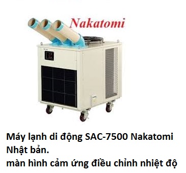 máy Lạnh di động SAC-7500 Nhật bản.