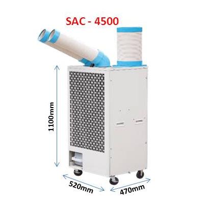 máy lạnh di động SAC-4500 tại Bình Dương an toàn cho người sử dụng.
