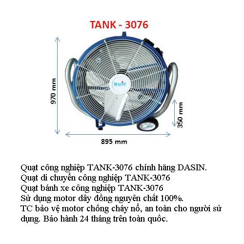 Quạt bánh xe công nghiệp TANK-3076